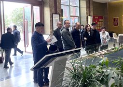 西安市民政局李平伟局长来园区调研清明节集中祭扫接待筹备情况